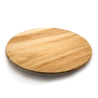 Wood rotating tray