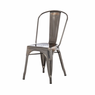 Cadira Fabrik metal·litzada