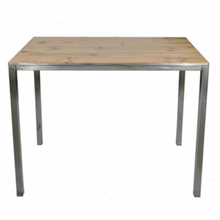 High double Industry Metal Table